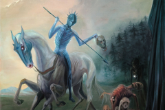 Dem Abglanz einen Thron / 100x80cm Ölgemälde 2025