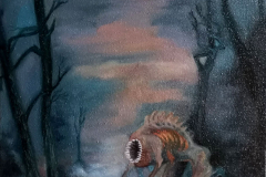 Agnes II, 30x20cm Ölgemälde 2024 