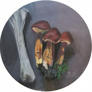 Hexenröhrling und Knochen Original