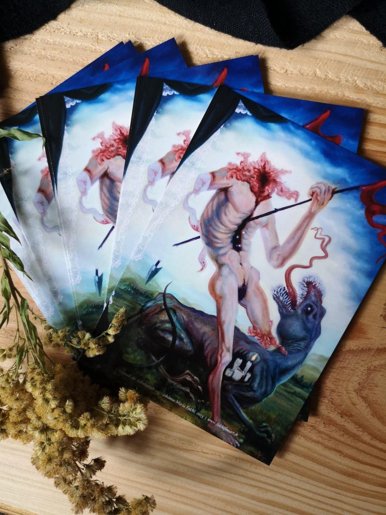 Postkarte Serenade der Selbstzerstörung