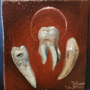 Zähne Originalgemälde