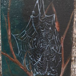 Spinnennetz Originalgemälde