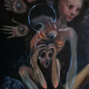 Schattenleiden Original Ölgemälde